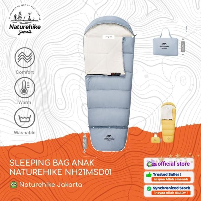 SLEEPING BAG ANAK NATUREHIKE NH21MSD01 KANTONG TIDUR SELIMUT CAMPING