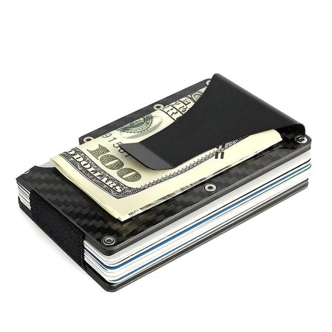 

Promo Dompet Kartu Kredit Credit Card Holder Anti Rfid With Money Clip
