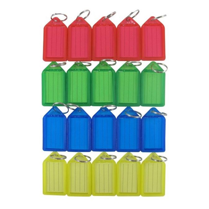 

Grosir Eagle Plus Gantungan Kunci Key Ring Name Tag Label Isi 20/Pack