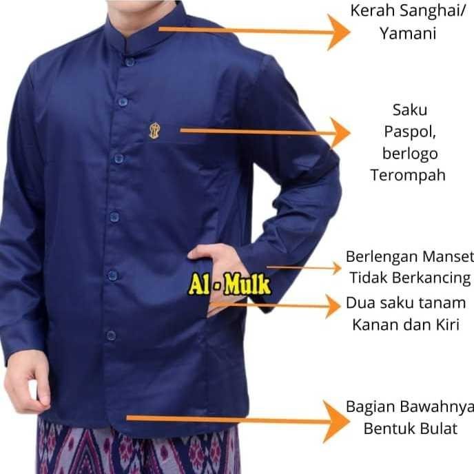 Terbaru Baju Koko Pria Exclusiv Koko Semi Jass Al Mulk Collection Original