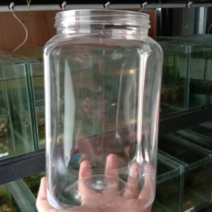KOMPLIT toples 2liter cupang tanpa tutup