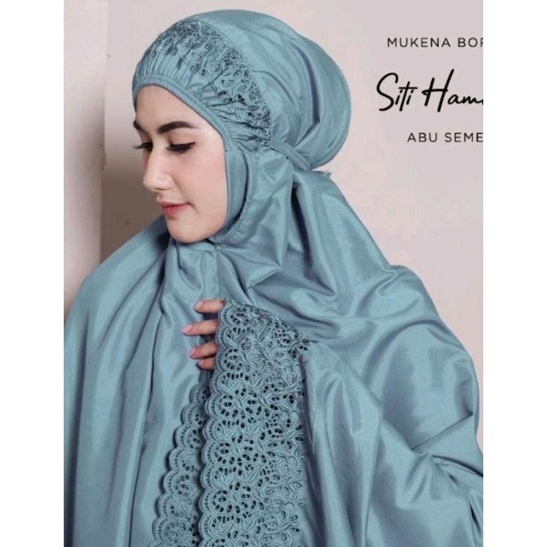 Beli 2 Lebih Murah Mukena Khadijah Orginal Bordir Tebal Dan Rapih Bahan Katun Super Premium Original