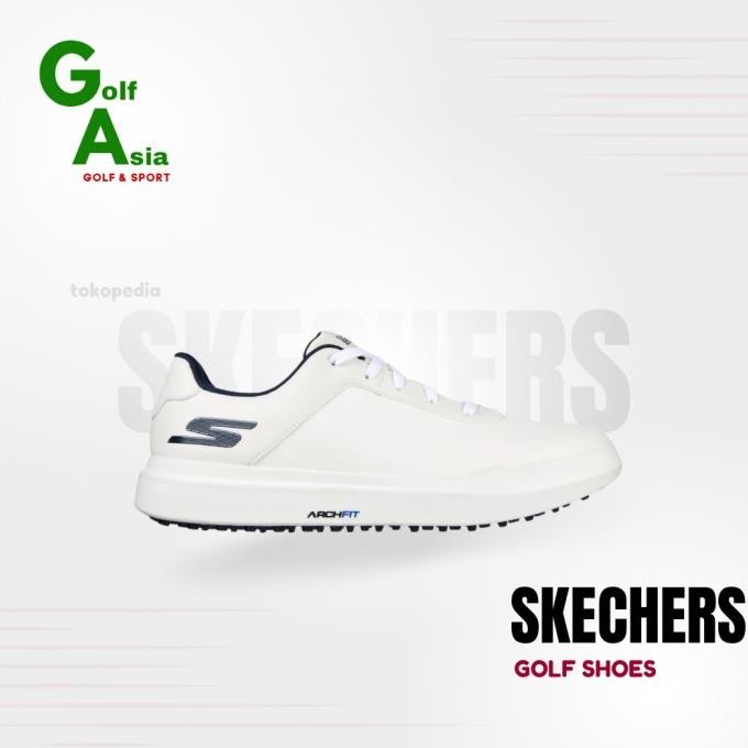 Sepatu Golf Go Golf Drive 5 / Putih-Biru Dongker - Original