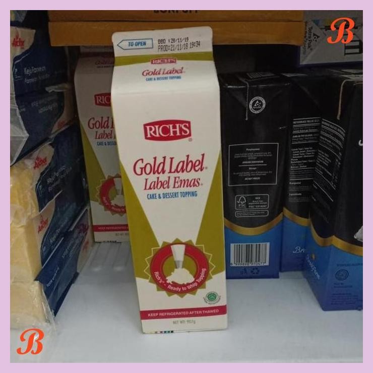 

| VRB | RICH'S GOLD LABEL 907GR RICHS CREAM