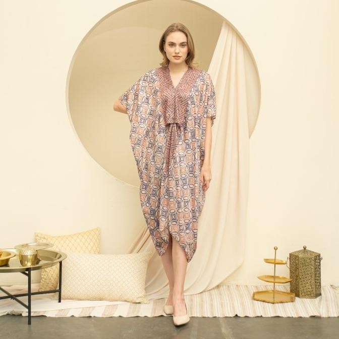 Nayara Dress Batik Anindia / Batik Viscose / Batik Viscose Wanita LJ