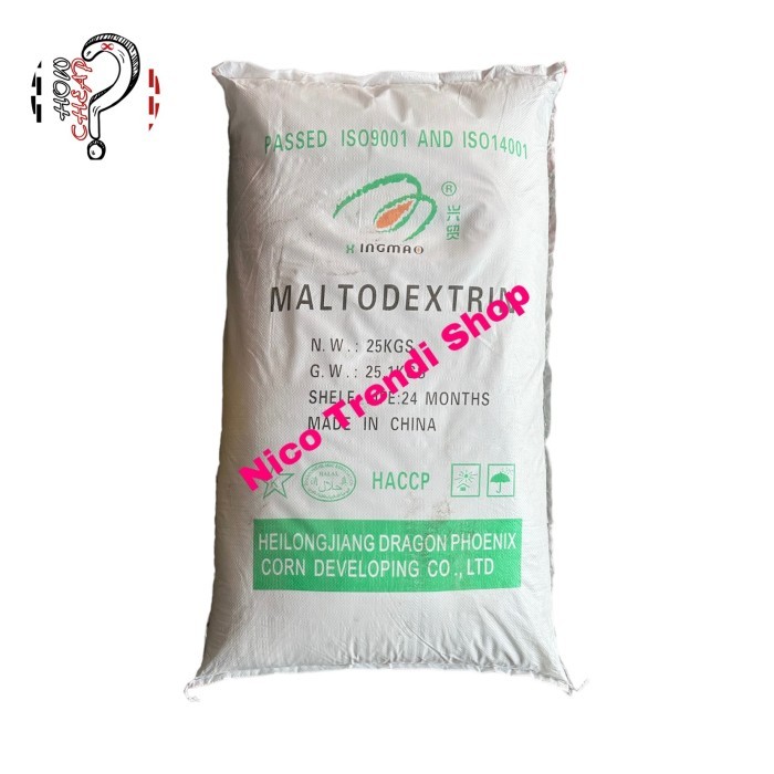 

Maltodextrin 25kg Bahan Eskrim, Gelato