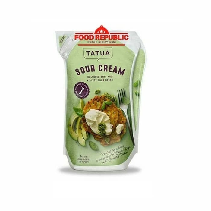 

TATUA SOUR CREAM 1KG - SOURCREAM IMPORT NEW ZEALAND BAHAN KUE HALAL