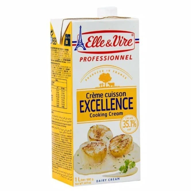 

Cooking Cream Elle & Vire 1lt krim masak