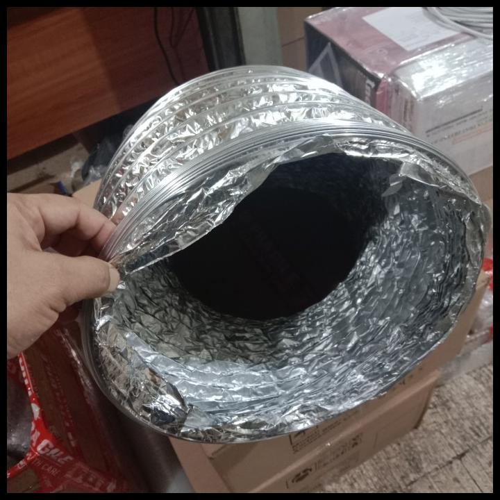 Flexible Ducting 12 Inch / Flexible Cerobong / Pipa Aluminium Foil