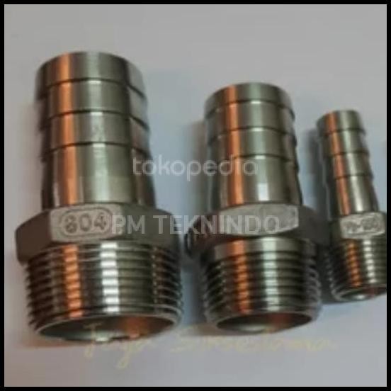 Hose Nepel / Nepel Selang Stainless Ss304 Drat 2"Inch