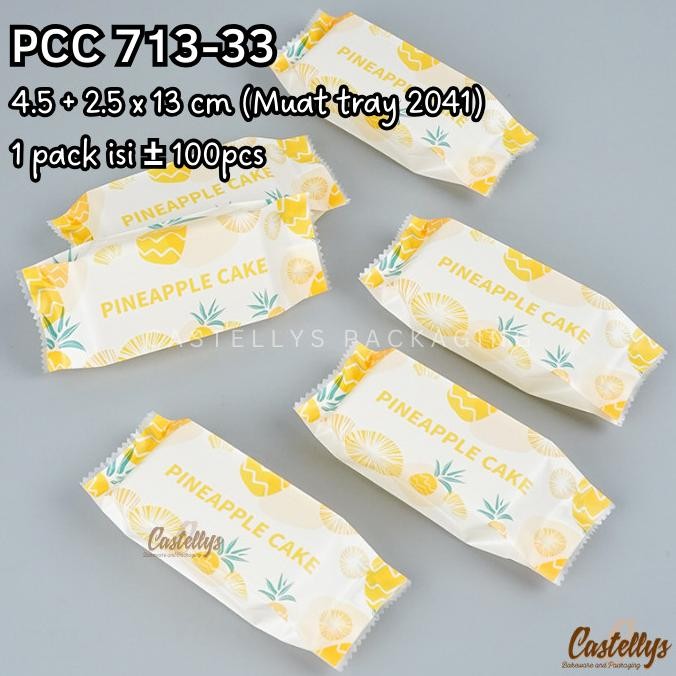 

------] Plastik Nastar PCC 713-33 Pineapple Tart Kue Kering Cookies Nougat