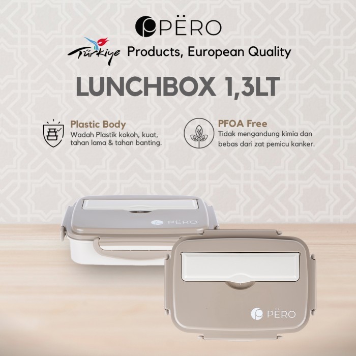 Terbaru Pero Kids Set Stainless Lunch Box & Lunch Bag / Tas Bekal Anak Set Box