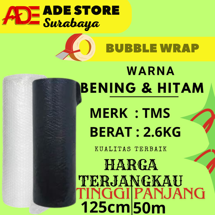 

Bubble Wrap 1.25M X 50M (Tms)