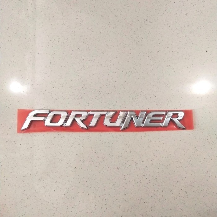 Emblem Fortuner Chrome Variasi Emblem Fortuner