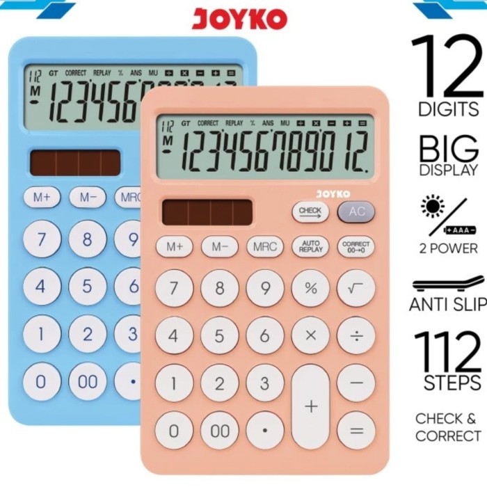 

Calculator/ Kalkulator Joyko 12 Digit Cc-640Co