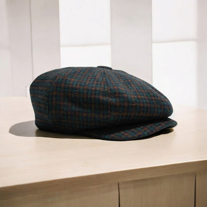 Thejam. NEWSBOY CAP WOOL COMBINASI THE ORIGINAL #localpride