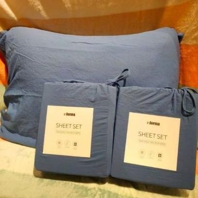 Promo Sprei Washed Microfiber Polos Informa