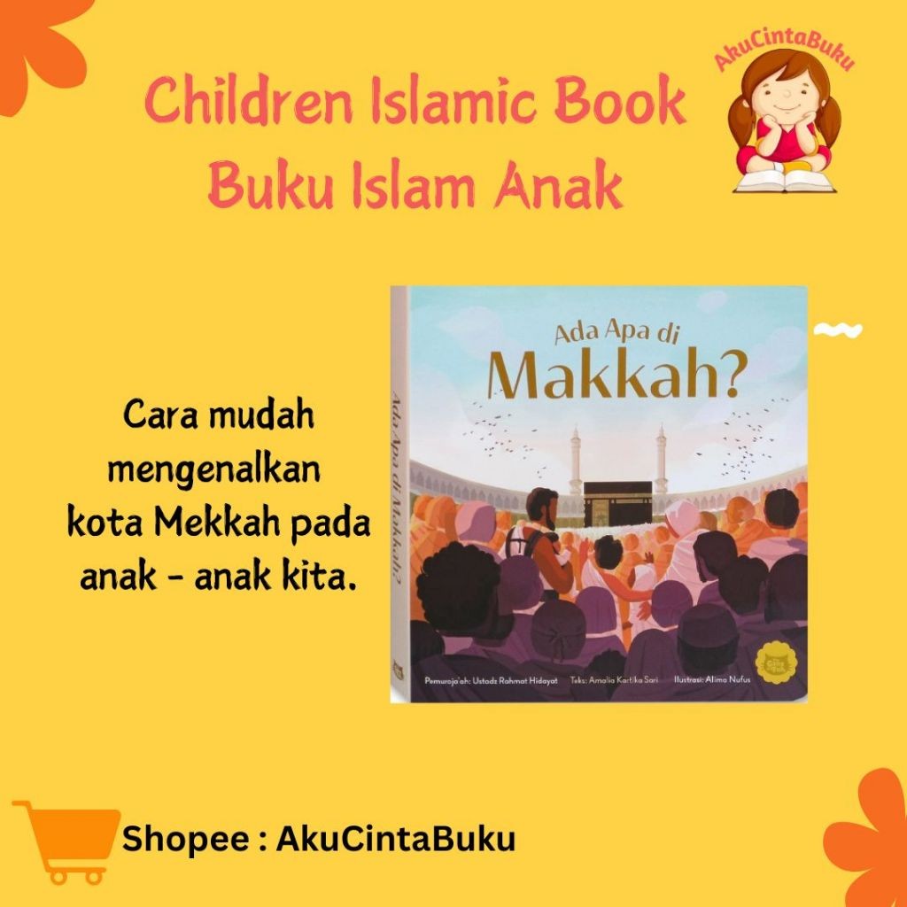 Children Islamic Book - Ada Apa di Makkah? Board Book