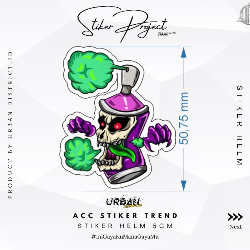 

Premium Cut - Stiker Helm Laptop Dekorasi Kekinian Size S 5 Cm By Urban District Id Sk Garskin Stiker / Case Custom Terlaris 2PCS/ Fullbody