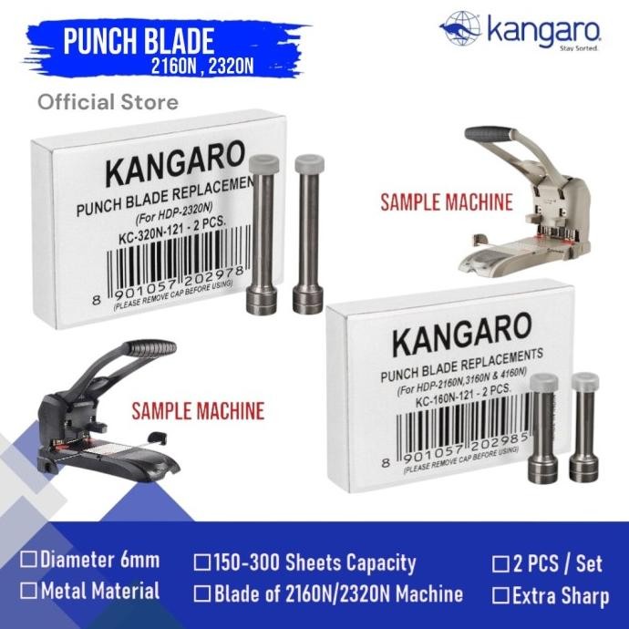 

Terlaris Mata Pisau Pembolong Kertas / Kangaro punch Pin 2320N SALE