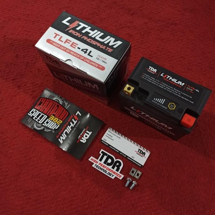 aki tdr lithium iron tlfe-4l jupiter new z mx 135 xsr150 xsr 150 asli