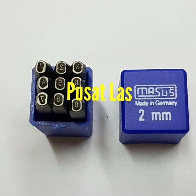 

Terlaris Angka Ketok 2mm / Nomor Number Stamp Punch Figure 2 mm MASUS Germany SALE
