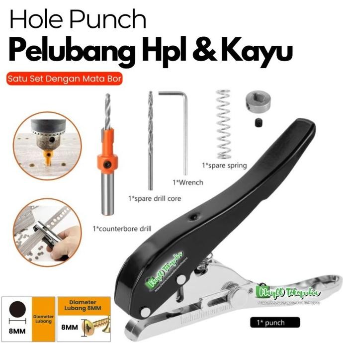 

Terlaris Cutter Trimer Pisau Tang Alat Potong HPL Penutup Lubang Skrup Baut 8mm SALE