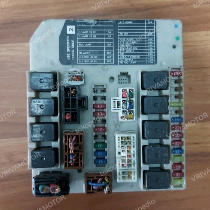 ipdm fuse box sikring nissan grand livina L10