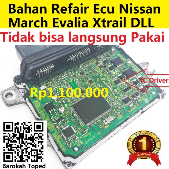 Ecu Bahan Nissan Iivina D16861GS 789101A March Evalia Xtrail nec ic driver pengapian X-trail Serena 