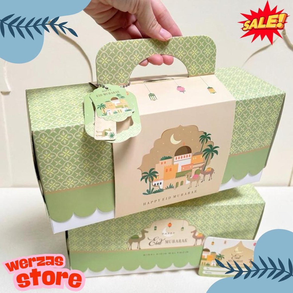 

5 Set Box Tenteng Chana 27.5X9.5X13Cm Box Lebaran Idul Fitri 3 Toples 500/600/800Ml Mr1 Terlengkap Dan Termurah