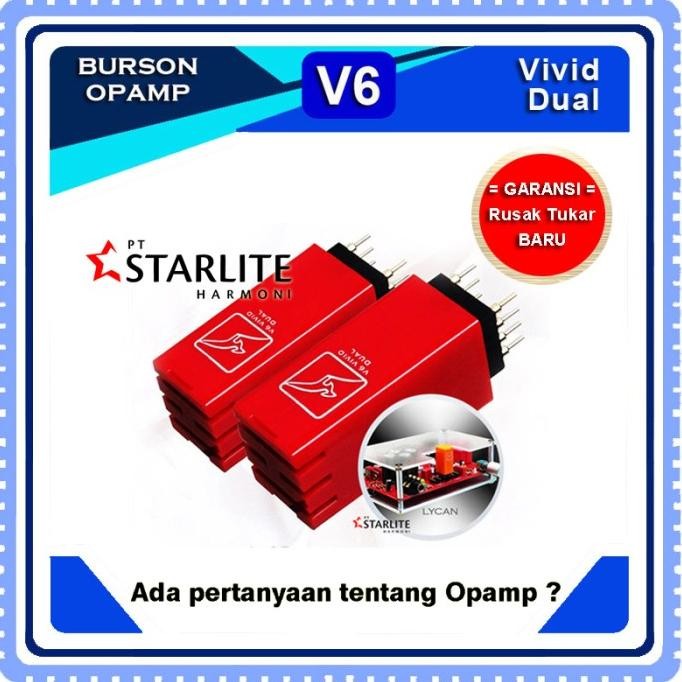 TERMURAH - Burson Opamp V6-Vivid Dual Harga /pasang