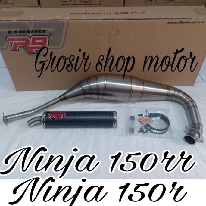 Spesial Knalpot R9 Neo Mugello Stainles Ninja 150 Rr / Ninja 150 R