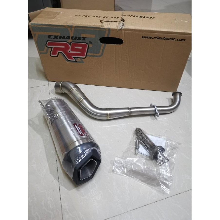 Miliki Knalpot R9 Alpha Series Vario 125 All New 2018-2020 Original R9