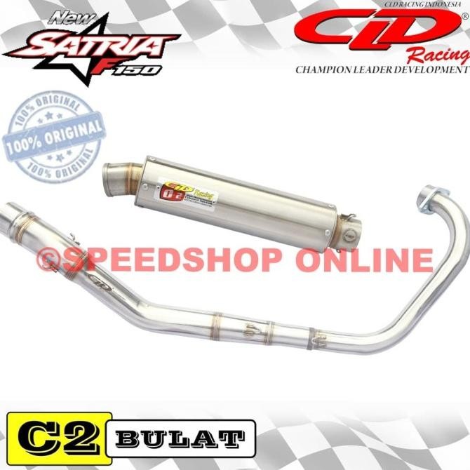 Miliki Knalpot Cld Suzuki Satria Fu 150 Karbu Original Type C2 Bulat