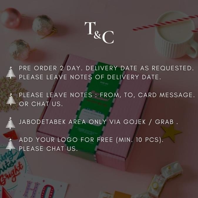 

Sale Christmas Hampers Natal / Bingkisan Natal / Parcel - Burnt Cheesecake