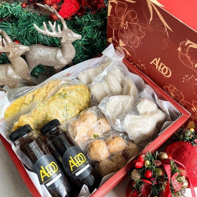 

Sale Pempek Palembang - Christmas / Natal Box / Gift Hampers By Aldo Kitchen