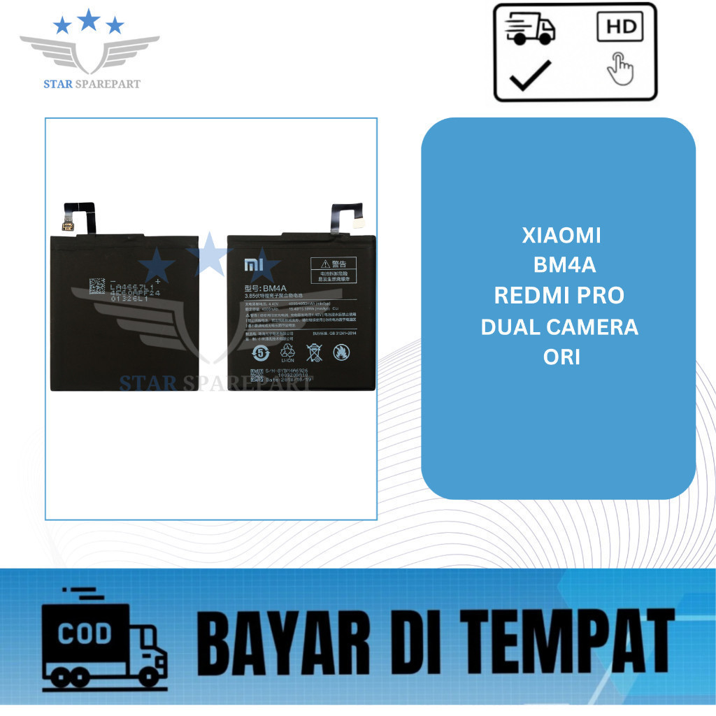 BATERAI XIAOMI BM4A / REDMI PRO DUAL CAMERA
