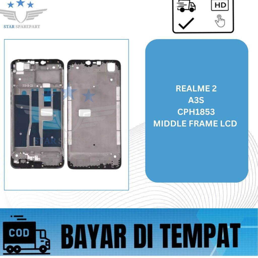 MIDDLE FRAME LCD OPPO A3S/ REALME 2/ CPH1853