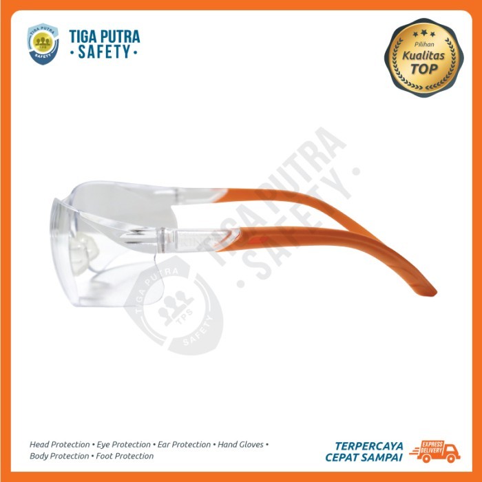 Kacamata Safety Kings Clear Bening Pelindung Anti Gores Ky 2221