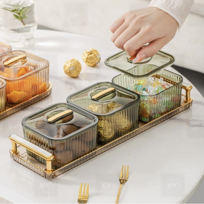 

PROMO !!! SALE TERLARIS HAMPERS LEBARAN TOPLES KUE KERING SNACK CANTIK SET PREMIUM TRAY KOREA READY