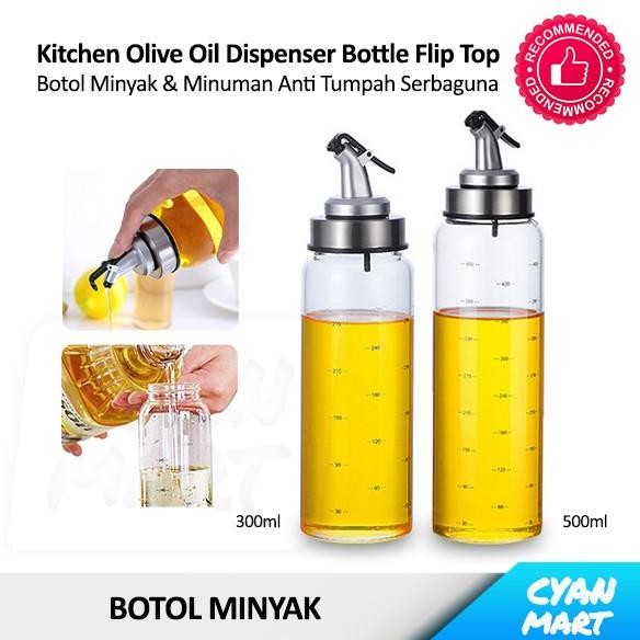 

botol minyak goreng sirup kecap kitchen olive oil bottle flip top termurah