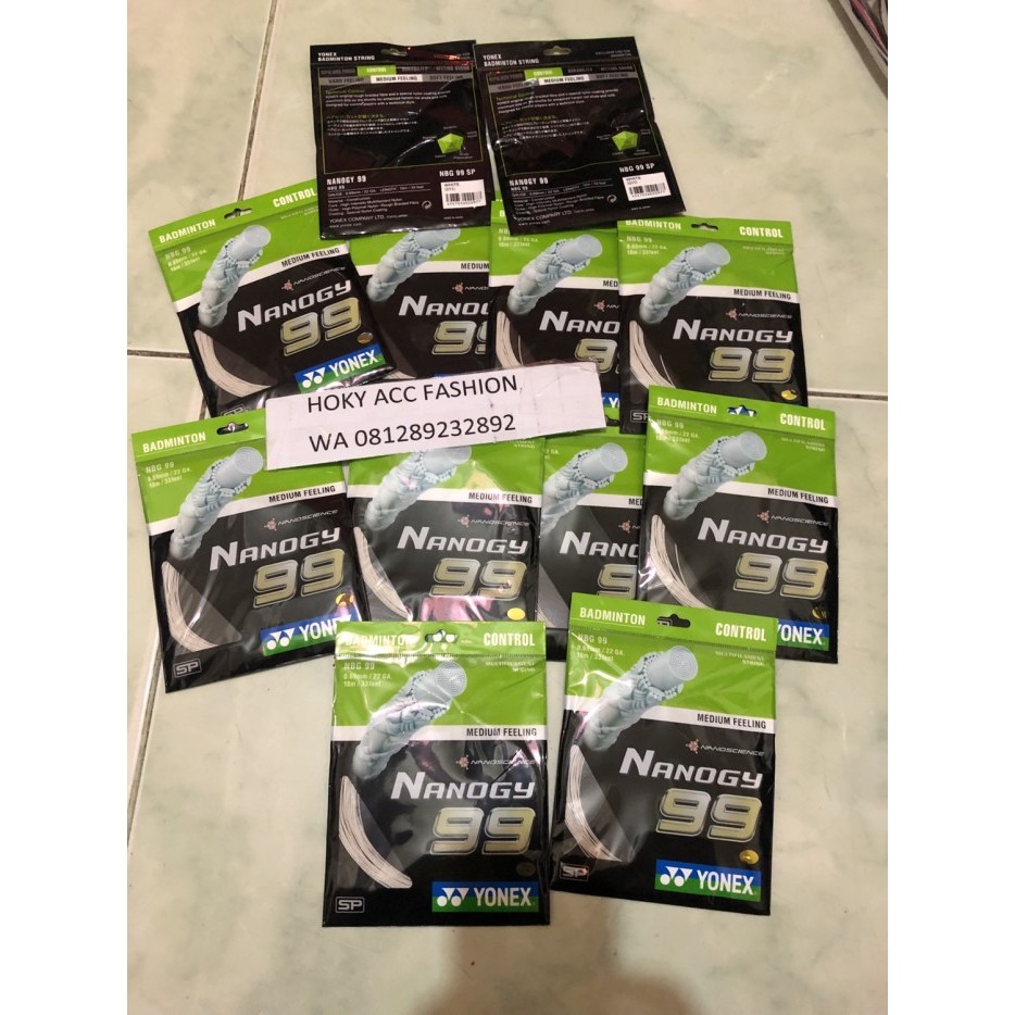 Senar Badminton Yonex Nanogy 99 Original Merk Yonex SP