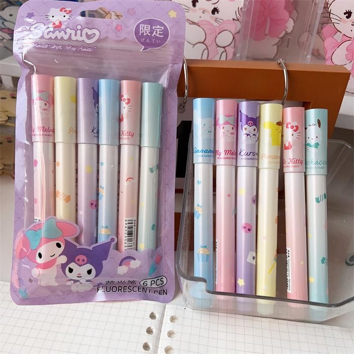 

TERMURAH STABILO SANRIO 6 IN 1 HIGHLIGHTER / STABILO PENANDA WARNA PASTEL-STAB01