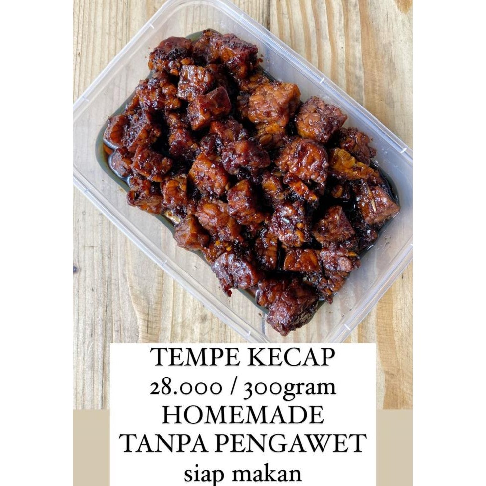 

tempe kecap 300gr - homemade - ready setiap hari termurah