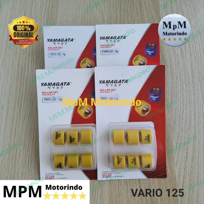 BOOM SALE ROLLER RACING VARIO 125 150 FI LED 9-10-11-12-13-14-15GR GRAM YAMAGATA KODE 655