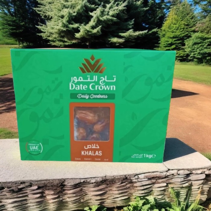 

ORIGINAL KURMA DATE CROWN KHALAS / KHOLAS 1 KG PREMIUM