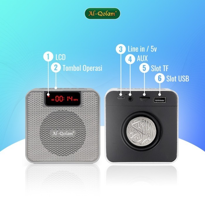 AlQolam Speaker AlQuran Bluetooth NEW
