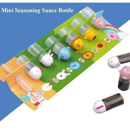 

hewan 6 in 1 tempat botol bento wadah bumbu mini kecap saus tomat mayo termurah