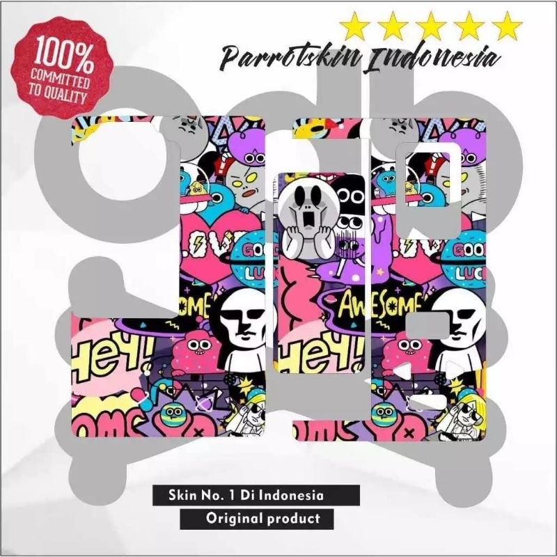 

Premium Cut - Depan Kode B80 Line Swag Garskin Stiker / Case Custom Terlaris 2PCS/ Fullbody