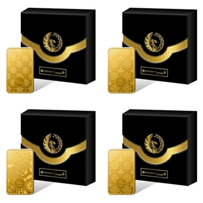 New 100% Originalll Logam Mulia Ems Antam Edisi Batik 20 Gram Limited Edition New Best Quality Asli